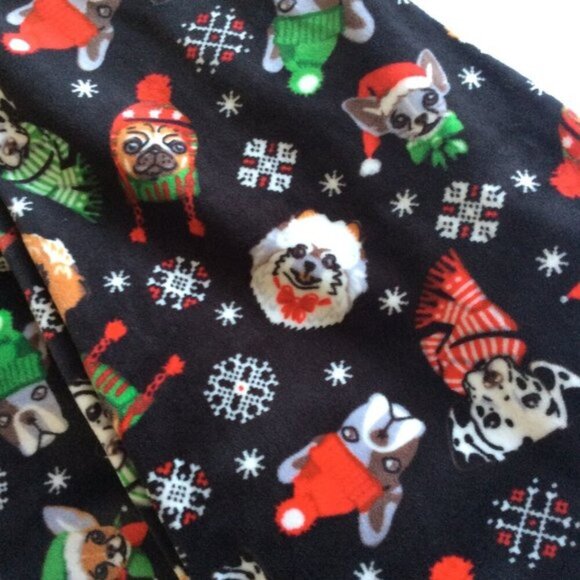 DOG CHRISTMAS LEGGINGS LIKE NEW M - Picture 5 of 8